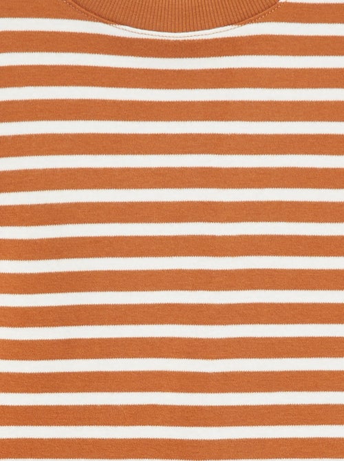 Camiseta de manga larga a rayas - Kiabi