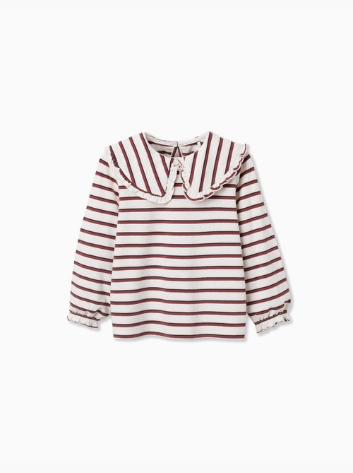 Camiseta de manga larga a rayas - Kiabi Camiseta de manga larga a rayas - Kiabi