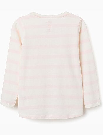 Camiseta de manga larga a rayas con estampado Minnie