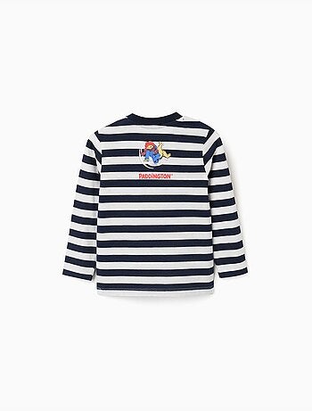 Camiseta de manga larga a rayas con Paddington