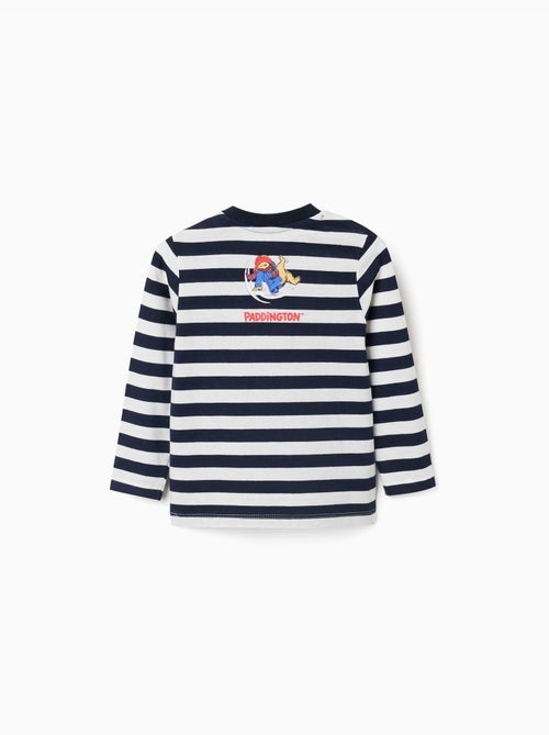 Camiseta de manga larga a rayas con Paddington - Kiabi Camiseta de manga larga a rayas con Paddington - Kiabi
