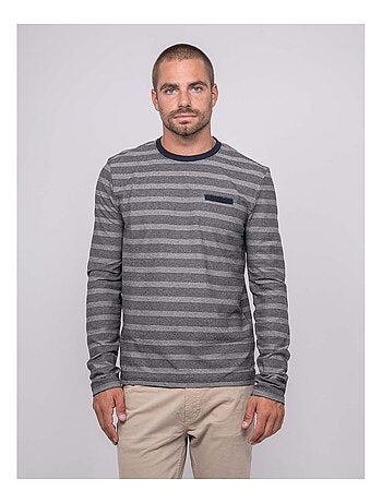 Camiseta de manga larga a rayas JUNANINE