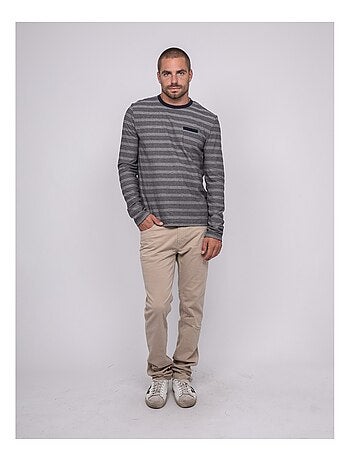 Camiseta de manga larga a rayas JUNANINE