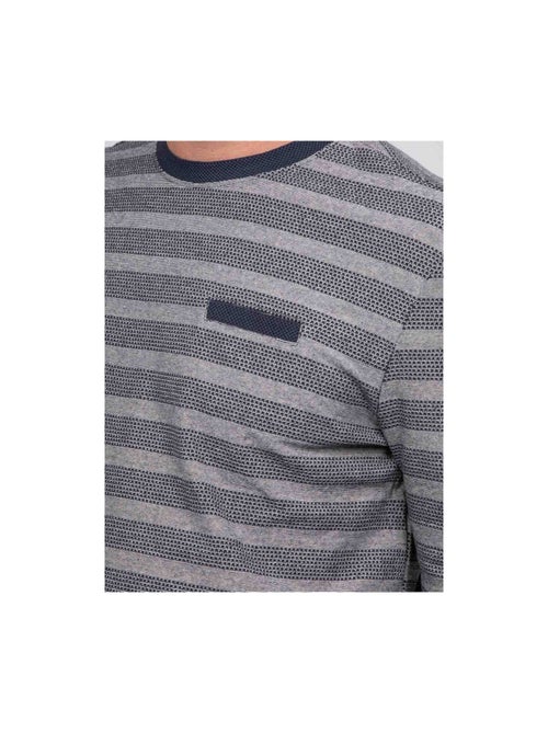 Camiseta de manga larga a rayas JUNANINE - Kiabi