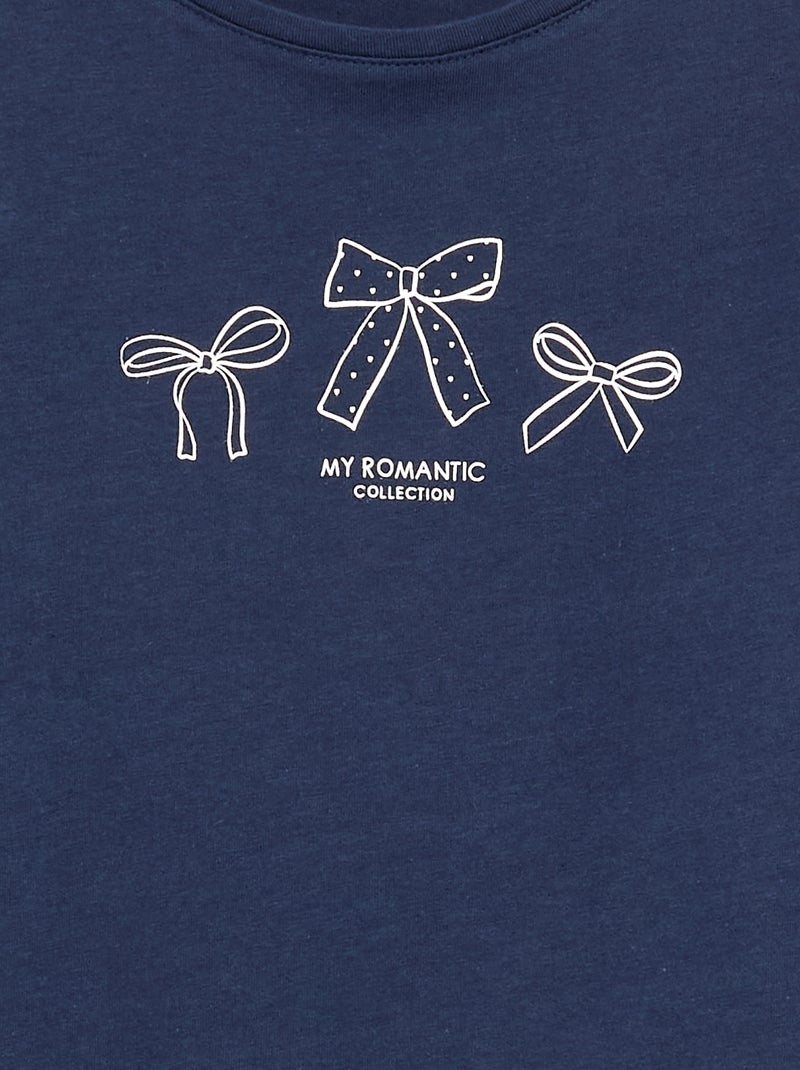 Camiseta de manga larga Azul - Kiabi