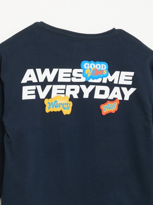 Camiseta de manga larga - Kiabi