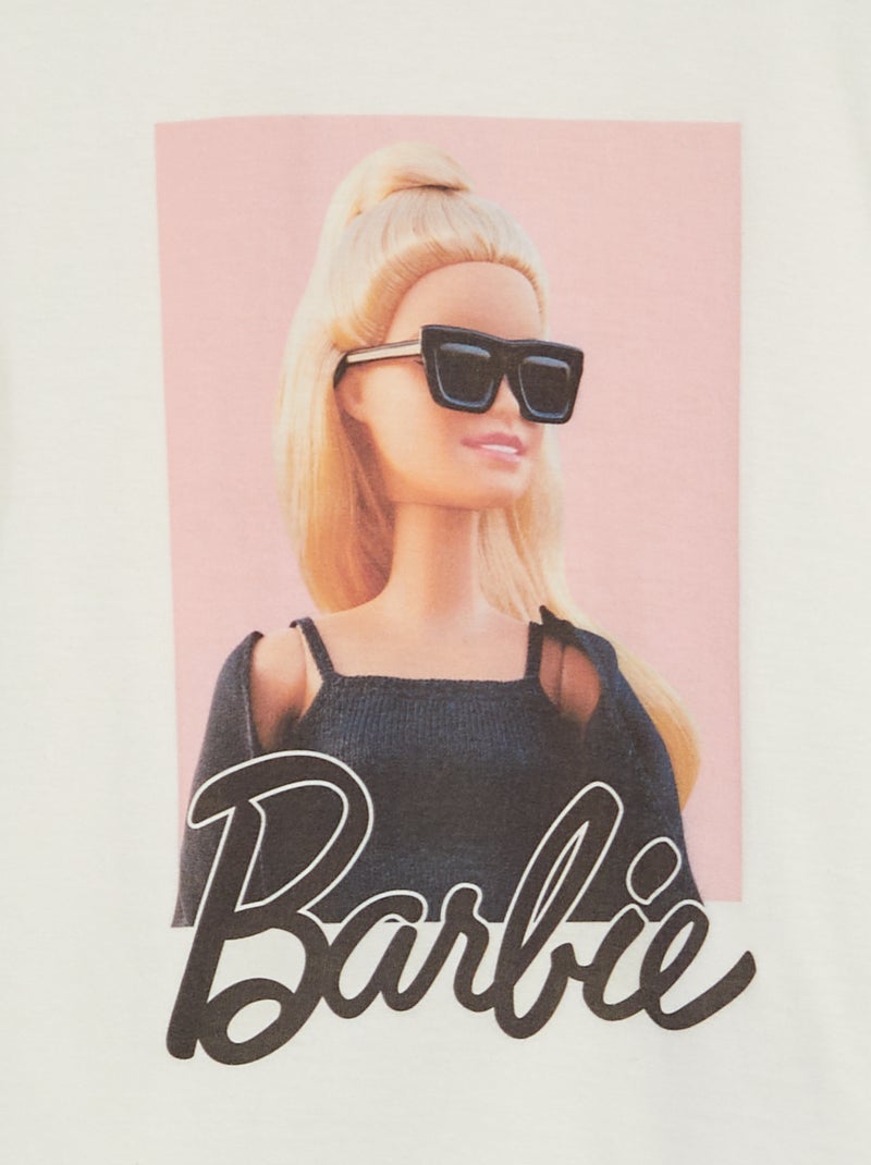 Camiseta de manga larga 'Barbie' BLANCO - Kiabi