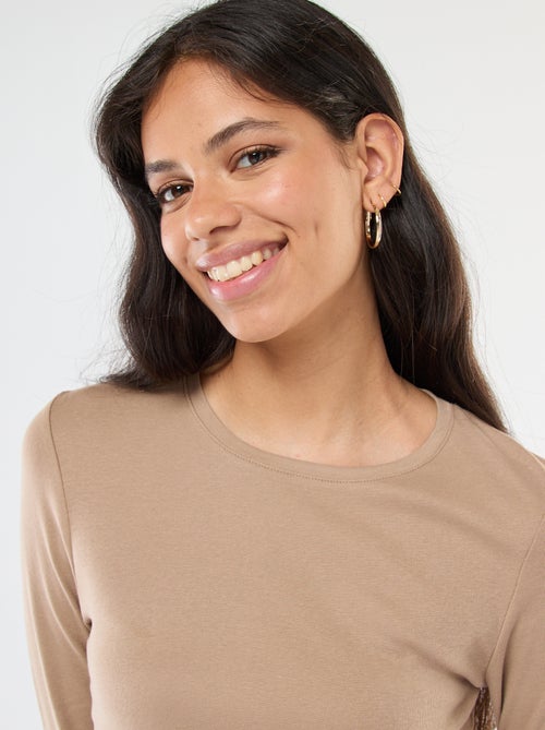 Camiseta de manga larga - Kiabi