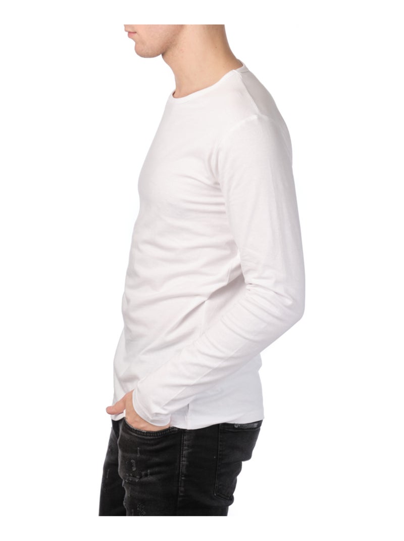Camiseta de manga larga Blanco - Kiabi