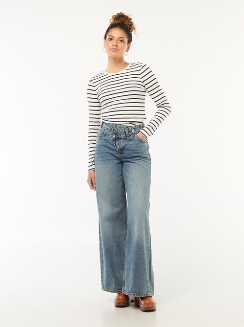 Camiseta de manga larga - Kiabi