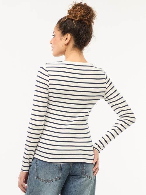 Camiseta de manga larga - Kiabi