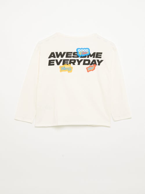 Camiseta de manga larga - Kiabi Camiseta de manga larga - Kiabi