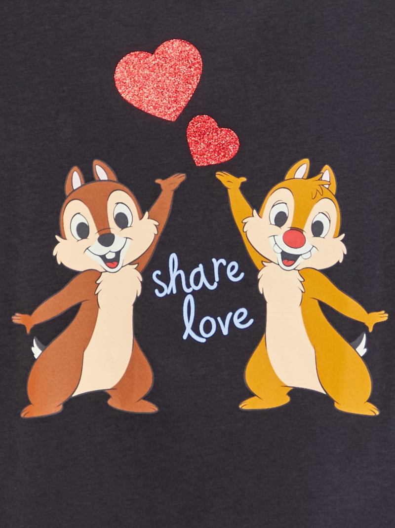 Camiseta de manga larga 'Chip y Chop' GRIS - Kiabi