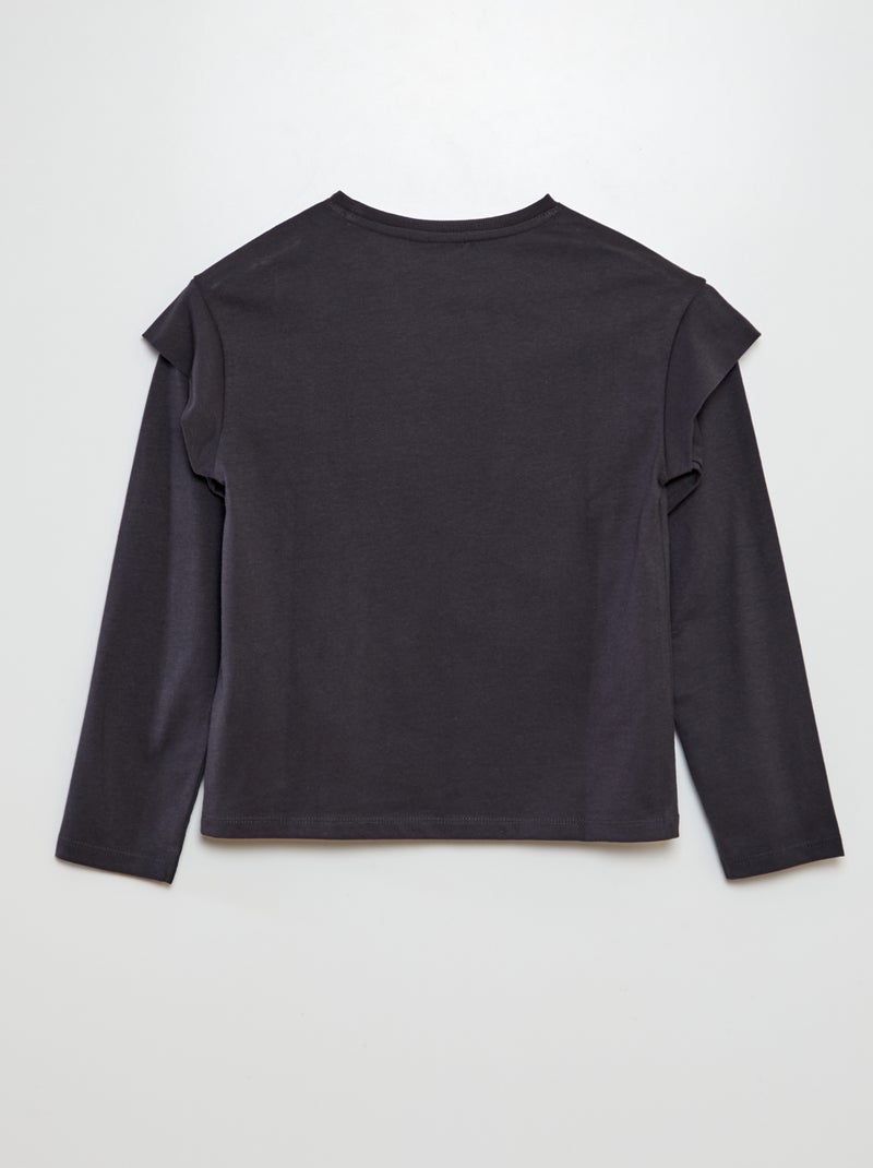 Camiseta de manga larga 'Chip y Chop' GRIS - Kiabi