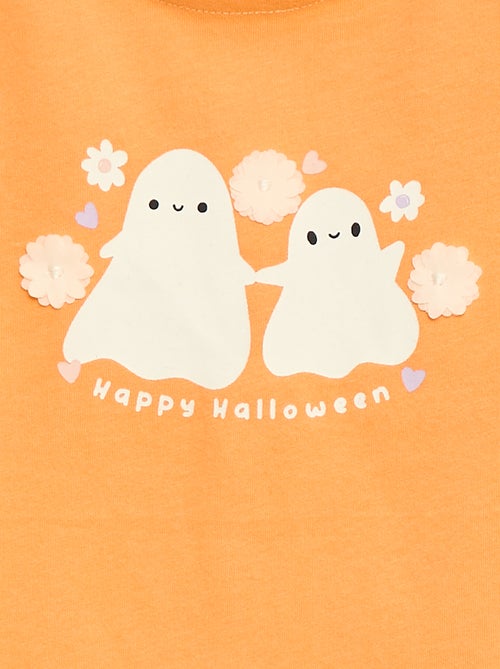 Camiseta de manga larga con adorno delantero - Kiabi