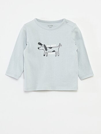 Camiseta de manga larga con adornos