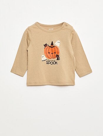 Camiseta de manga larga con adornos