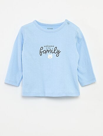 Camiseta de manga larga con adornos