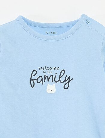 Camiseta de manga larga con adornos