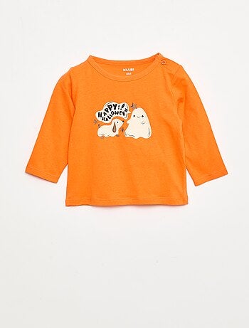 Camiseta de manga larga con adornos
