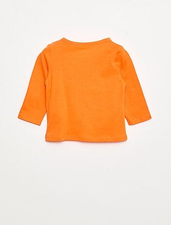 Camiseta de manga larga con adornos