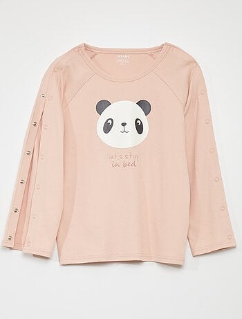 Camiseta de manga larga con automáticos - Fácil de Poner