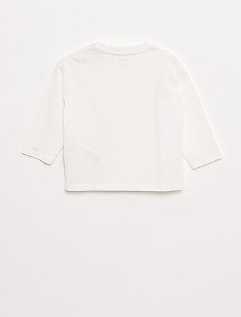 Camiseta de manga larga y bolsillo en el pecho