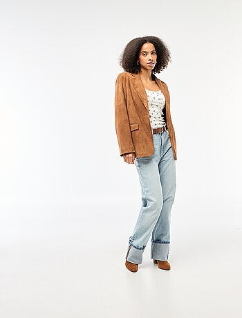 Camiseta de manga larga con calados