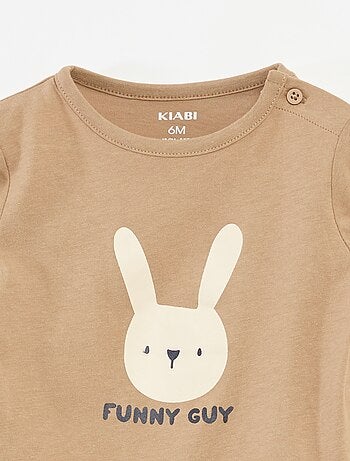 Camiseta de manga larga con estampado