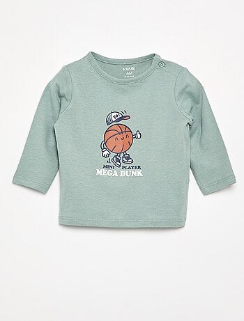 Camiseta de manga larga con estampado