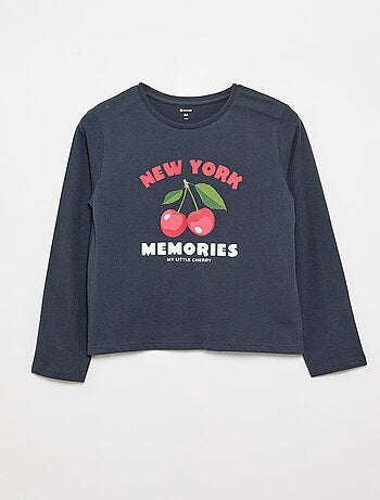 Camiseta de manga larga con estampado