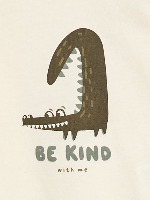 Camiseta de manga larga con estampado - Kiabi Camiseta de manga larga con estampado - Kiabi