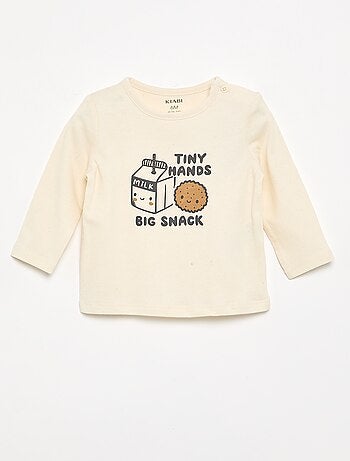 Camiseta de manga larga con estampado