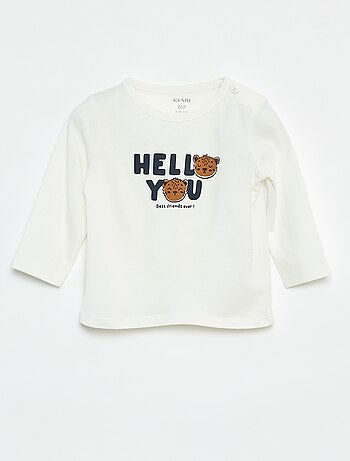 Camiseta de manga larga con estampado