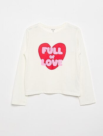 Camiseta de manga larga con estampado