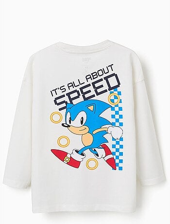 Camiseta de Manga Larga con Estampado