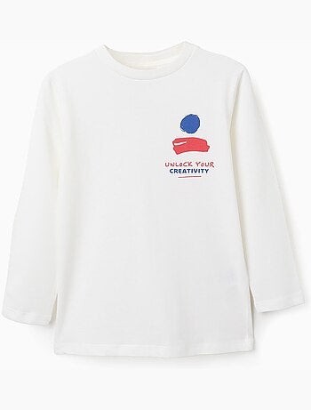 Camiseta de manga larga con estampado Art Thinker