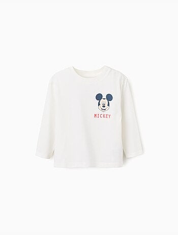 Camiseta de Manga Larga con Estampado de Mickey