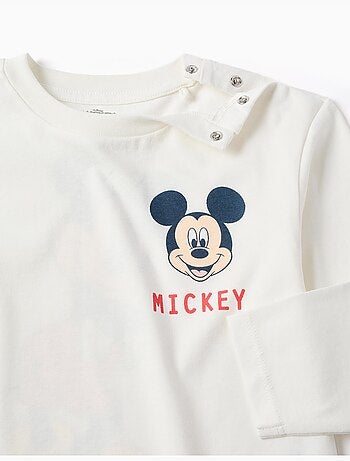 Camiseta de Manga Larga con Estampado de Mickey