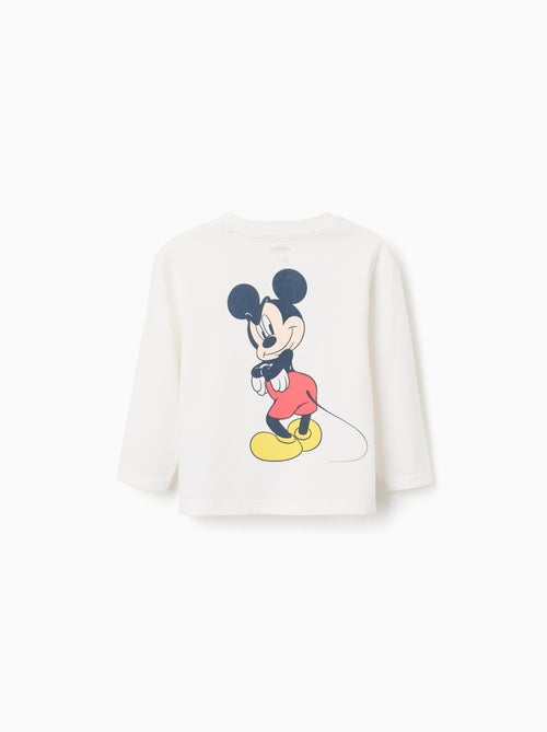 Camiseta de Manga Larga con Estampado de Mickey - Kiabi