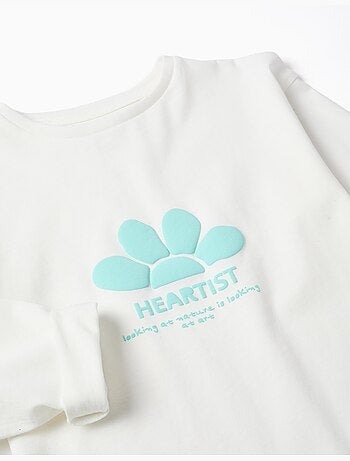 Camiseta de manga larga con estampado Imagination