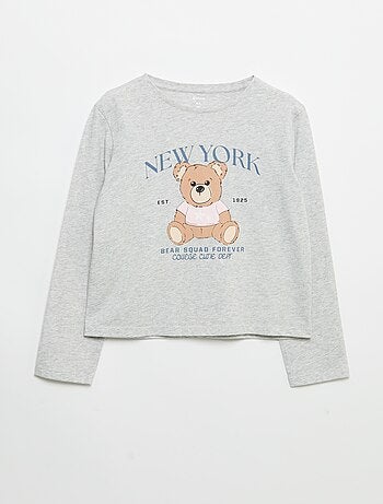 Camiseta de manga larga con estampado