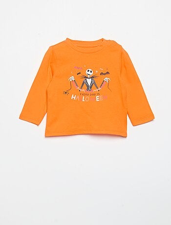 Camiseta de manga larga con estampado 'Halloween'