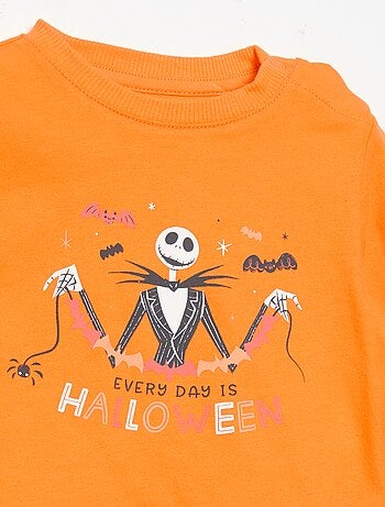 Camiseta de manga larga con estampado 'Halloween'