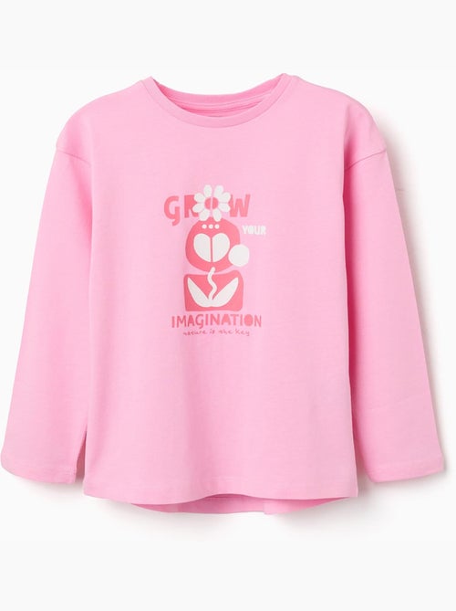 Camiseta de manga larga con estampado Imagination - Kiabi