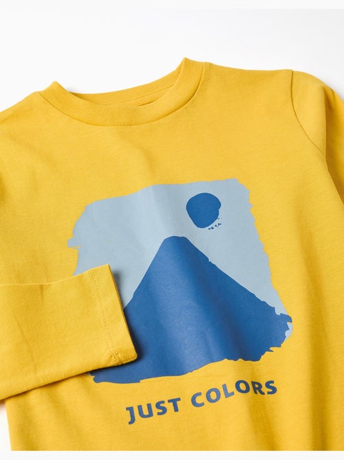 Camiseta de manga larga con estampado Just Colors - Kiabi