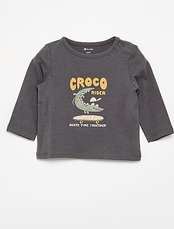 Camiseta de manga larga con estampado