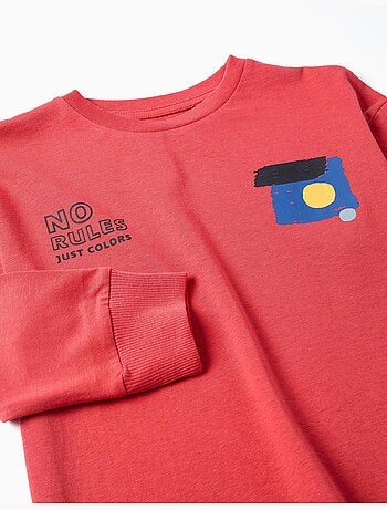 Camiseta de manga larga con estampado No Rules