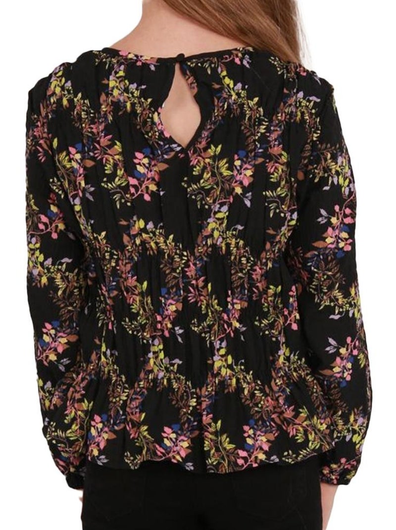 Camiseta de Manga Larga con Estampado para Mujer Vero Moda Negro - Kiabi