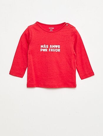Camiseta de manga larga con estampado